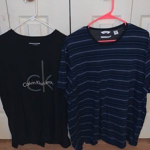 2,XXL Calvin Klein T shirts